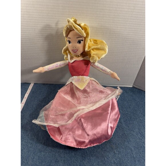 disney reversible Aurora And Ariel Princess Plush Doll - Picture 1 of 16